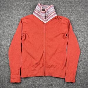 Avoca Merinosilk Sweater Women’s Medium Full Zip Possum Fur Wool New Zealand